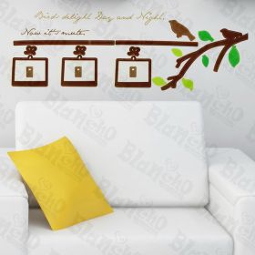 Birds And Branch - Wall Decals Stickers Appliques Home Dcor