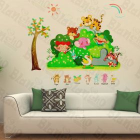 Animals' Party - Wall Decals Stickers Appliques Home Dcor