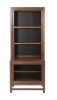 Bridgevine Home Branson Bookcase Pier, No Assembly Required, Two-Tone Finish