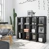 Cube Storage Organizer 9 Cubes Closet Shelves Cabinet Bookcase Non-Woven Fabric Cube Shelf for Living Room Bedroom Office