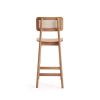 Manhattan Comfort Versailles Counter Stool in Nature Cane