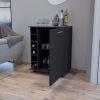 Bar Cart Cisco, Living Room, Black