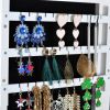 Full Mirror Fashion Simple Jewelry Storage Cabinet With Led Light