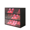 LED light shoe box three layers with glass doors