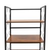 64 '' Tall 5 Tiers Bookshelf Classically Modern Metal Frame Bookshelf Book Rack Storage Rack Shelves in Living Room/Home/Office, Books Holder Organize