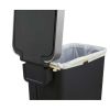 Better Homes & Gardens 10.5 Gallon Trash Can, Plastic Slim Step On Kitchen Trash Can, Black