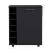 Bar Cart Cisco, Living Room, Black