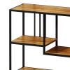 Multipurpose Bookshelf Storage Rack, with Enclosed Storage Cabinet,for Living Room,Home Office,Kitchen(Combined Type)