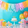 Way to Celebrate! Pastel Tissue Garland 1Ct 72" Multicolor Party Decoration