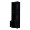 Bar Cabinet Fulton, Living Room, Black