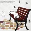 Street Kitten - Hemu Wall Decals Stickers Appliques Home Decor 12.6 BY 23.6 Inches