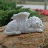 1pc Resin Angel Pet Statue, Indoor Outdoor Decor Home Memorial Garden, Lawn Yard Garden