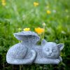 1pc Resin Angel Pet Statue, Indoor Outdoor Decor Home Memorial Garden, Lawn Yard Garden