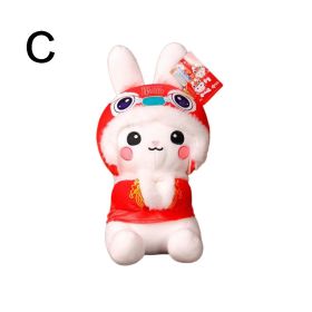 1pc Rabbit Doll (9.84"√ó4.72"); Lion Plush Toys; New Year's Mascot; Holiday Gifts; Pillow Decorations (Style: C)