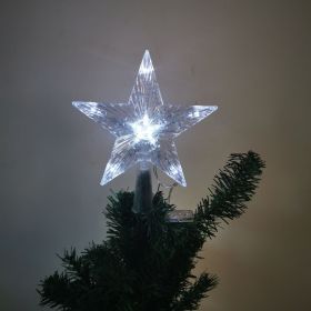 Christmas Tree Light Led Star Light; Five-Pointed Star Lights Plugged Into The Room Decoration (Color: normal white, Style: 10-s)