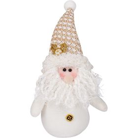 Christmas Snowman Decor Dolls, Indoor Home Decoration Xmas Party Gift (Color: santa)