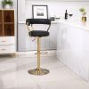 Bar Stools with Back and Footrest Counter Height Dining Chairs (1PCS/CTN)