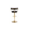 Bar Stools with Back and Footrest Counter Height Dining Chairs (1PCS/CTN)