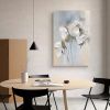 Handmade Oil Painting Fancy Wall Art  On canvas Large Flower  Minimalist Modern Living Ro