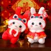 1pc Rabbit Doll (9.84"√ó4.72"); Lion Plush Toys; New Year's Mascot; Holiday Gifts; Pillow Decorations