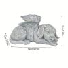 1pc Resin Angel Pet Statue, Indoor Outdoor Decor Home Memorial Garden, Lawn Yard Garden