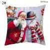 Red Santa Pillowcase Home Living Room Sofa Cushion