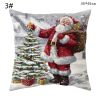 Red Santa Pillowcase Home Living Room Sofa Cushion