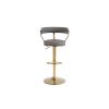 Bar Stools with Back and Footrest Counter Height Dining Chairs (1PCS/CTN)