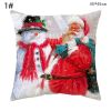 Red Santa Pillowcase Home Living Room Sofa Cushion