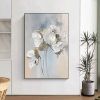 Handmade Oil Painting Fancy Wall Art  On canvas Large Flower  Minimalist Modern Living Ro