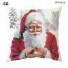 Red Santa Pillowcase Home Living Room Sofa Cushion