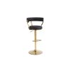 Bar Stools with Back and Footrest Counter Height Dining Chairs (1PCS/CTN)