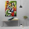 Hand Painted Oil Paintings Modern Figure Picasso Girl Lady Nude Luxurious Decorative Painting